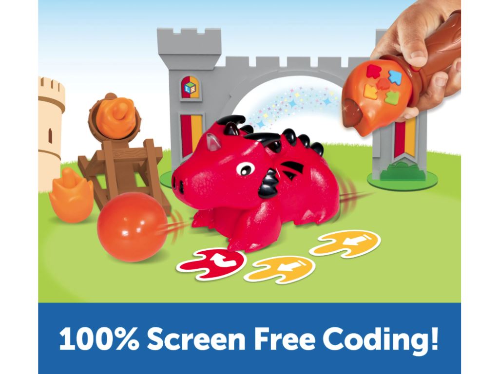 Coding Critters MagiCoders: Blazer The Dragon - Screen-Free STEM Coding Toy For Preschoolers