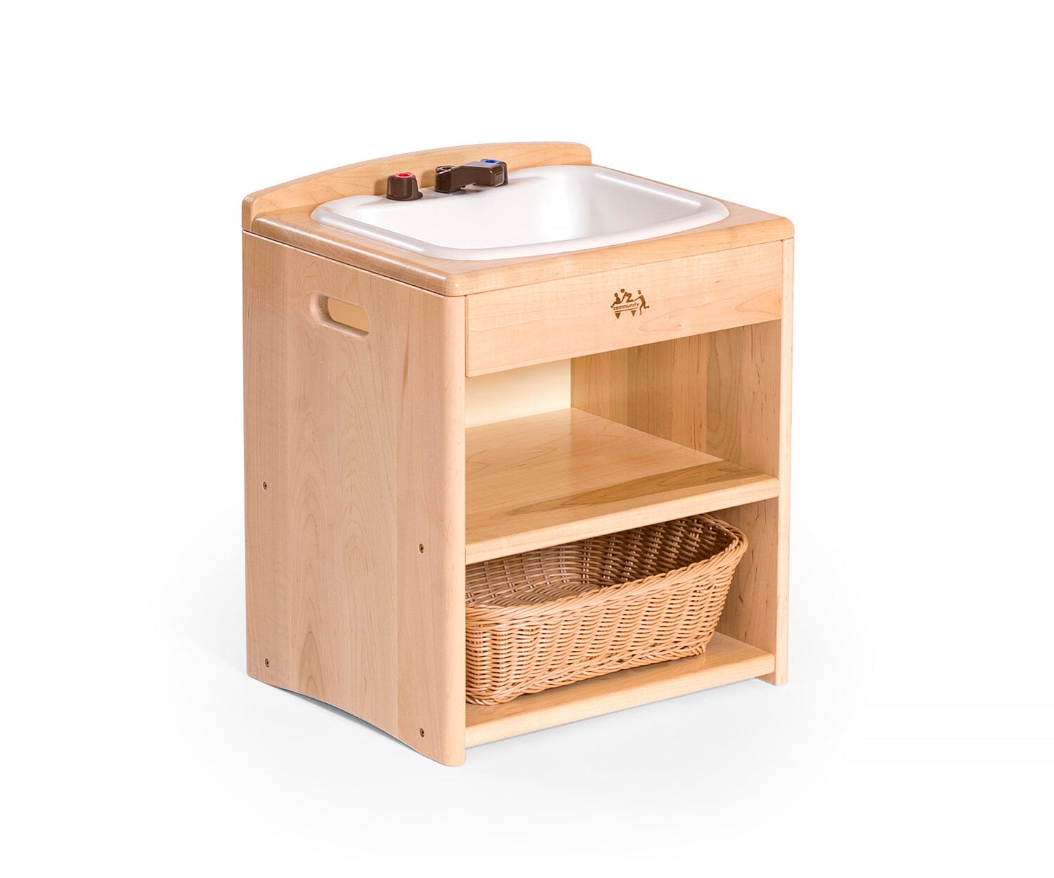 Community Playthings Toddler Sink Furnishings Community Playthings Maple Wood for child care day care primary classrooms