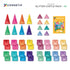 Connetix Glitter Tiles - Set of 48 - louisekool
