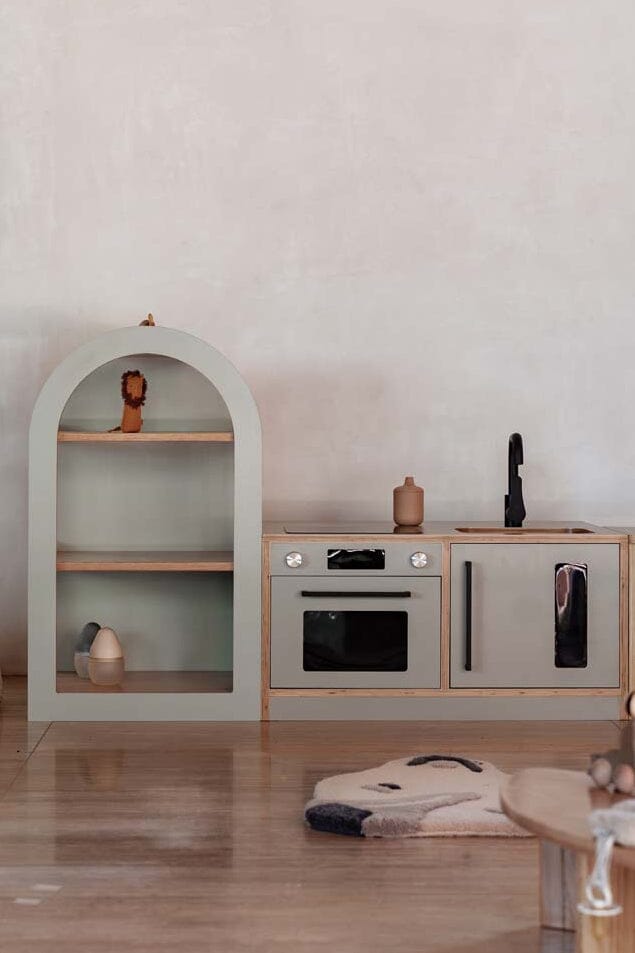 Contemporary Mini Kitchen Island Preschool - Sage - louisekool