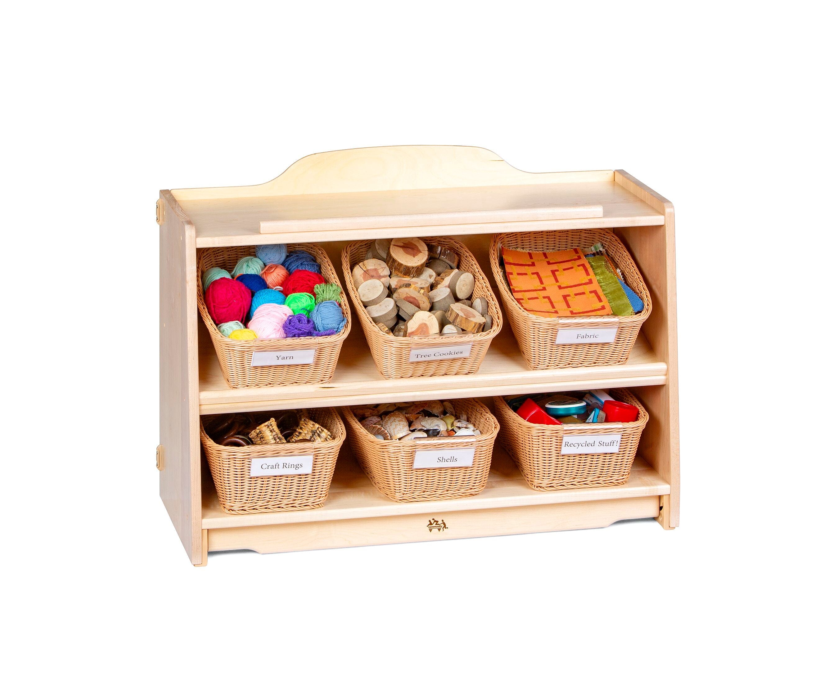 Craft Shelf 3 for 6 Totes/Baskets - louisekool