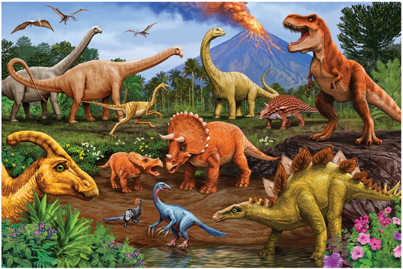 Dinos Floor Puzzle (36 Piece) - louisekool