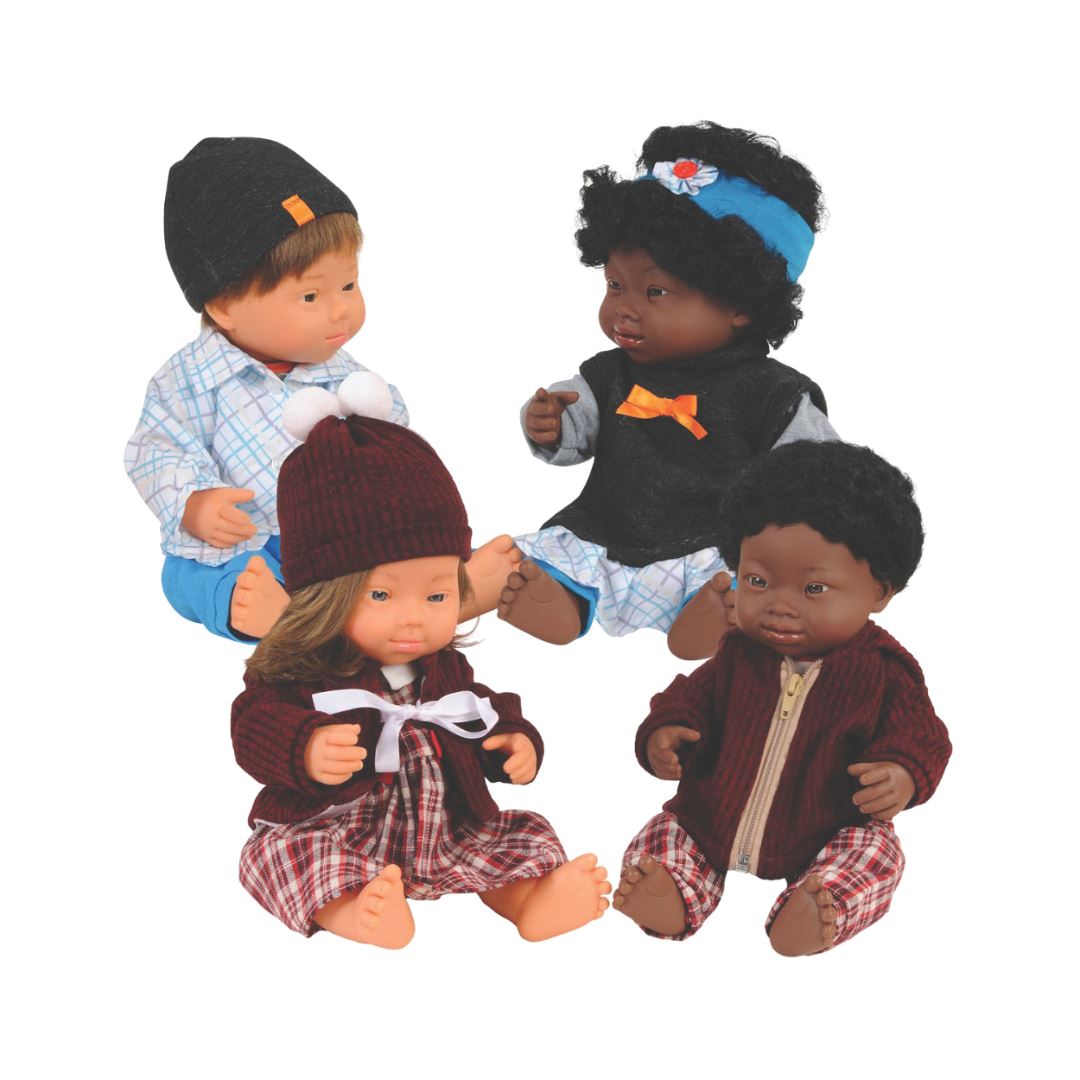 Dolls With Down Syndrome 15" - Set of 4 - louisekool