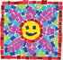 Double Colour Mosaic Squares - louisekool