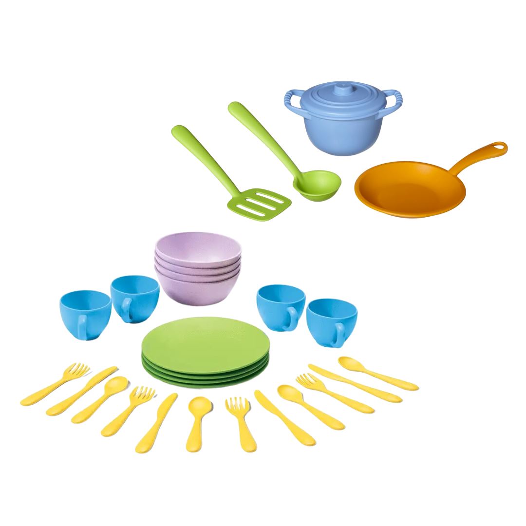 Eco-Friendly Cookware Set - 29 Pieces - louisekool