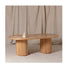 Fluted Oval Table with Fluted Benches - louisekool