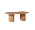 Fluted Oval Table with Fluted Benches - louisekool