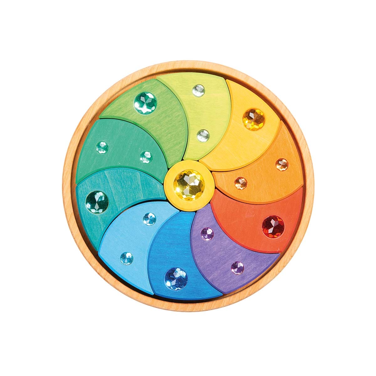 Glitter Spinning Top puzzle Puzzles Louise Kool & Galt for child care day care primary classrooms