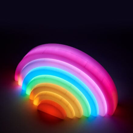 Glow Rainbow And People - louisekool