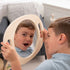 Hand Held Wooden Mirror - Large - louisekool