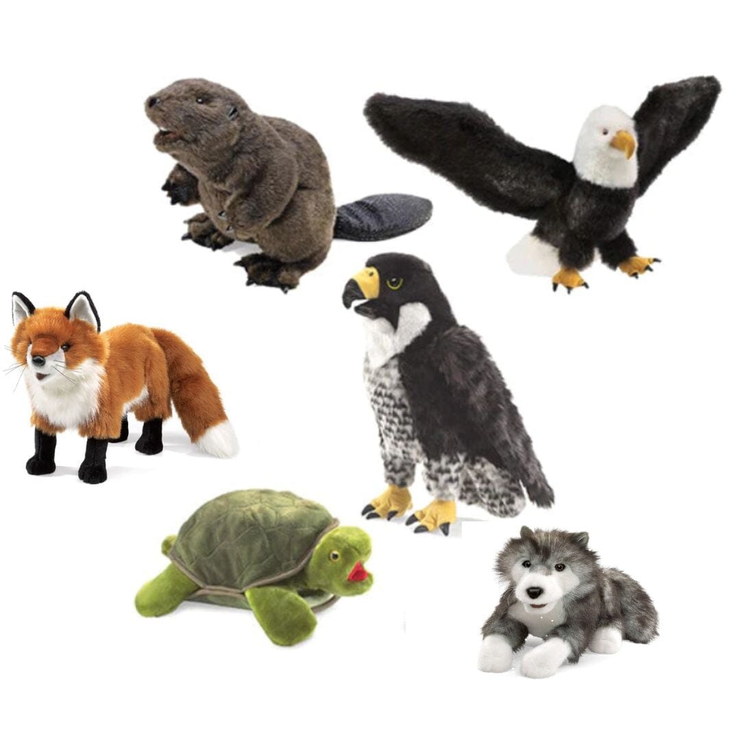 Indigenous Puppets Set of 6 - louisekool