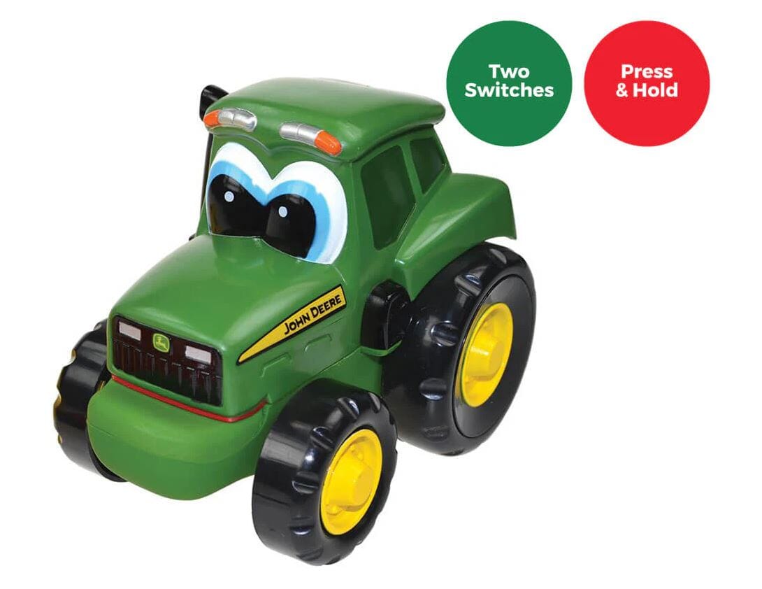 Johny The Tractor Switch Adapted Toy Toys Louise Kool & Galt for child care day care primary classrooms