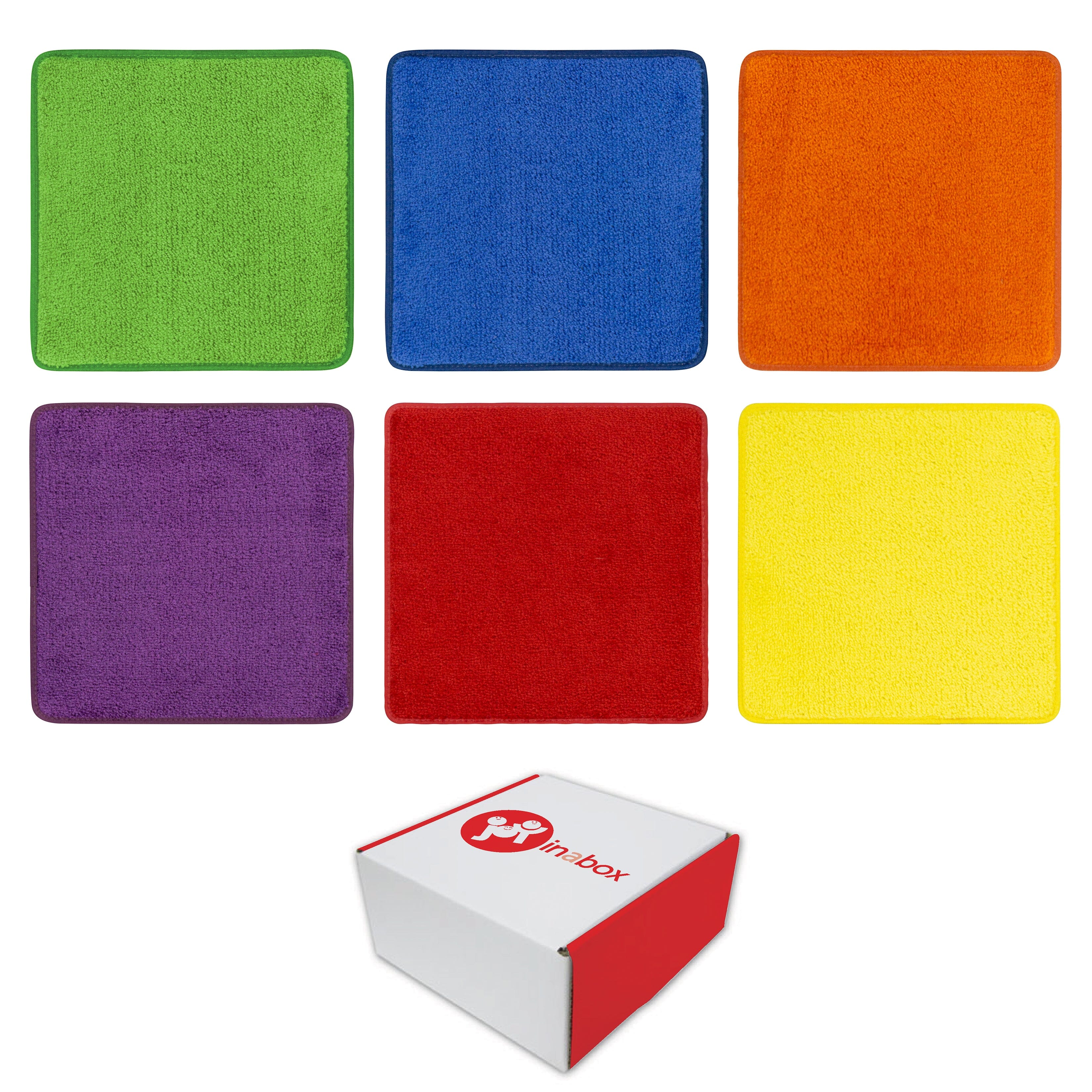 Joy in a Box - Set of 24 carpet squares - louisekool