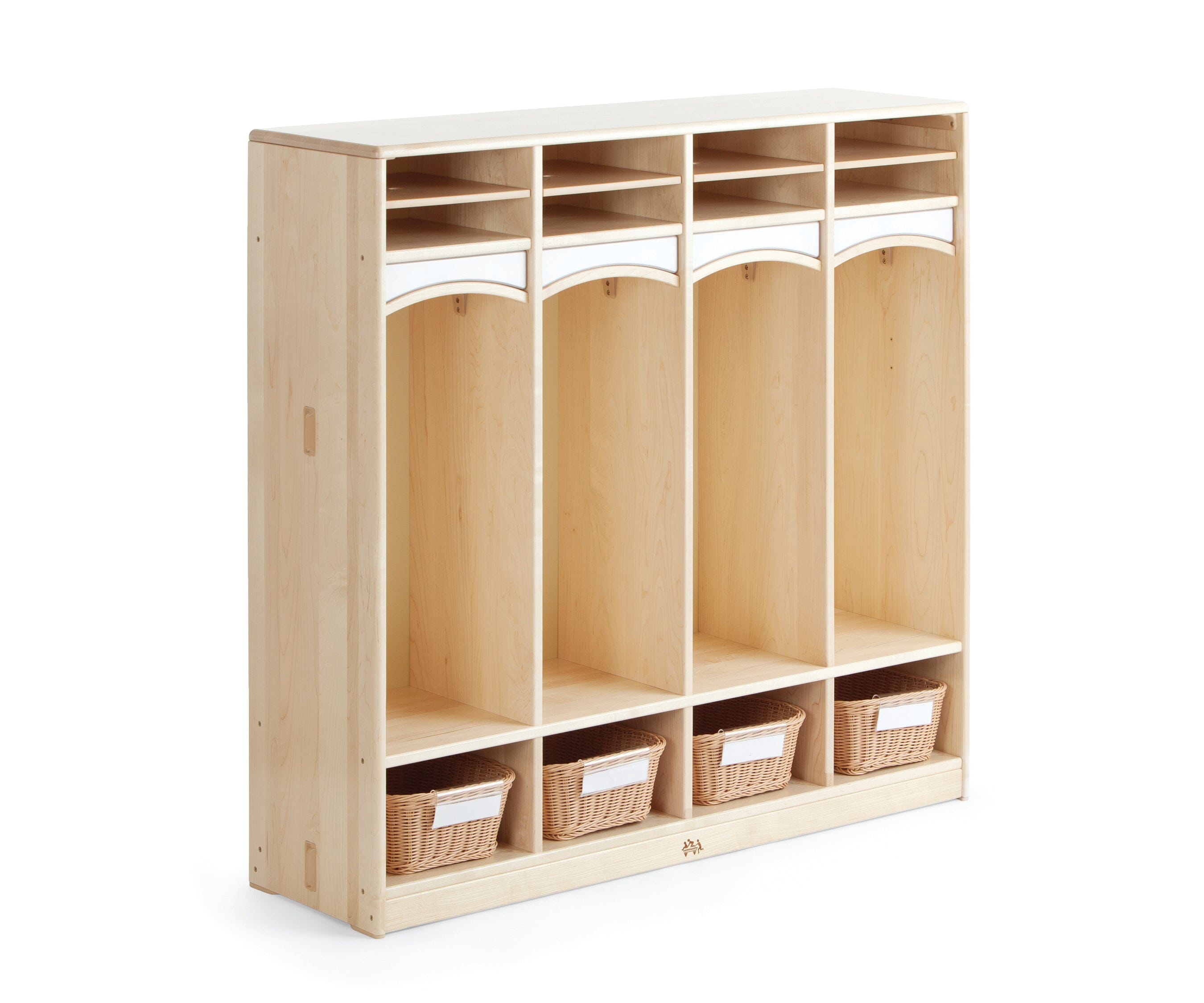 Kindergarten Cubby 4 Maple by Community Playthings - BASKETS NOT INCLUDED - louisekool