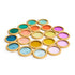 Light and Colour Textured Discs - Set of 20 - louisekool