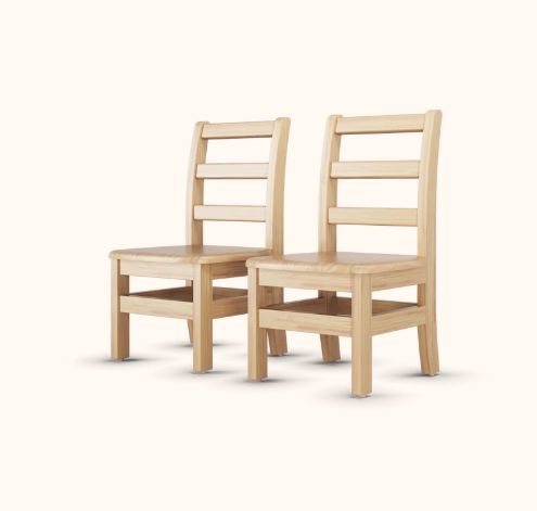 Ladder-Back Chairs - Set of 2 - louisekool