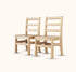 Ladder-Back Chairs - Set of 2 - louisekool
