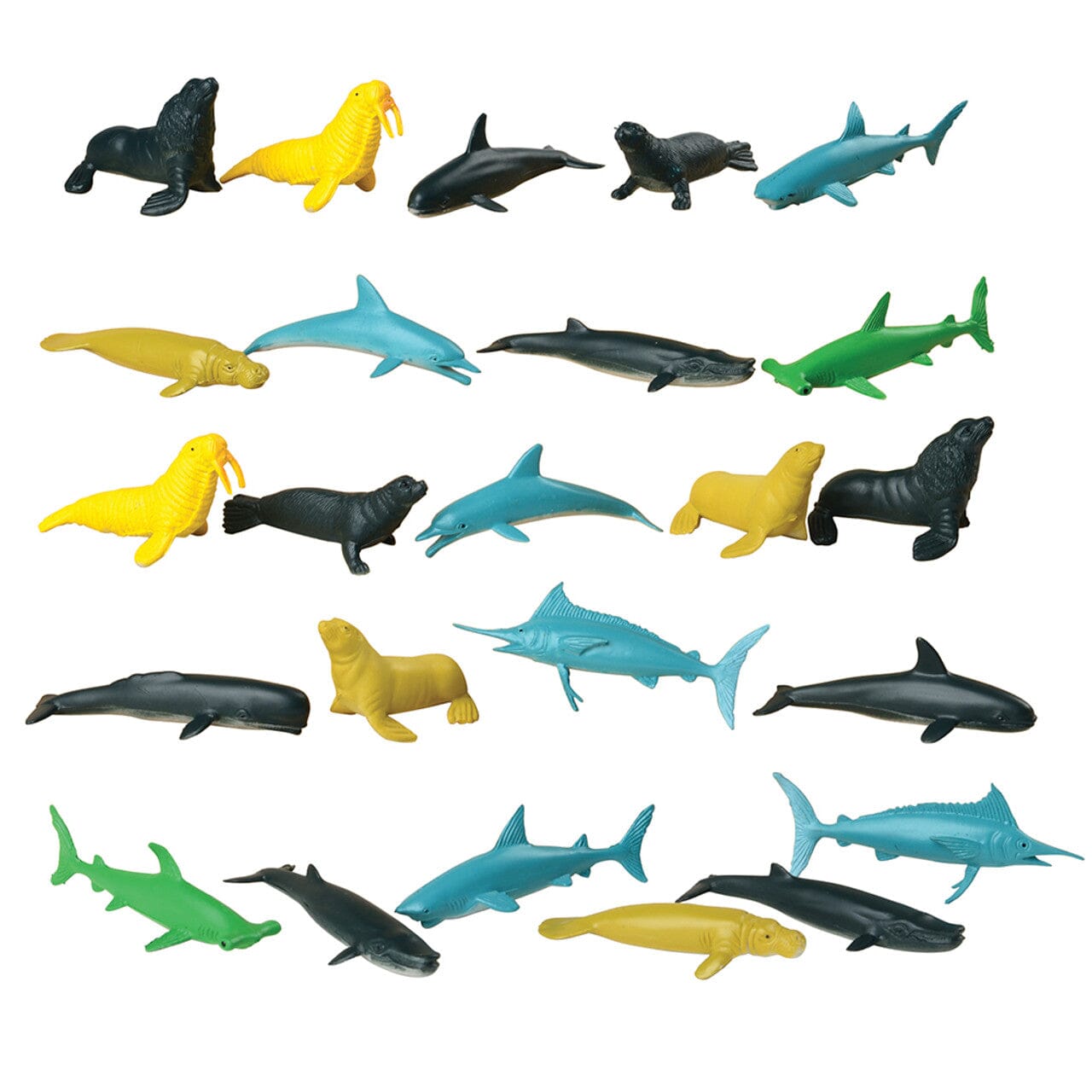 Mini Sea Animals - 120 Pieces - louisekool