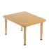 Modular Adjustable Table, Square (24" x 24") Furnishings Louise Kool & Galt for child care day care primary classrooms