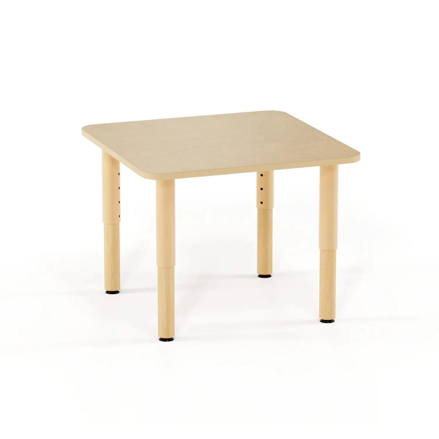 Modular Adjustable Table, Square (24" x 24") Furnishings Louise Kool & Galt for child care day care primary classrooms