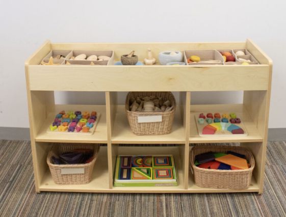 Modular Play Box Shelf - 6 Compartments - louisekool