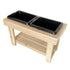 Mud Kitchen and Play Table Set - Preschool Furnishings Louise Kool & Galt for child care day care primary classrooms