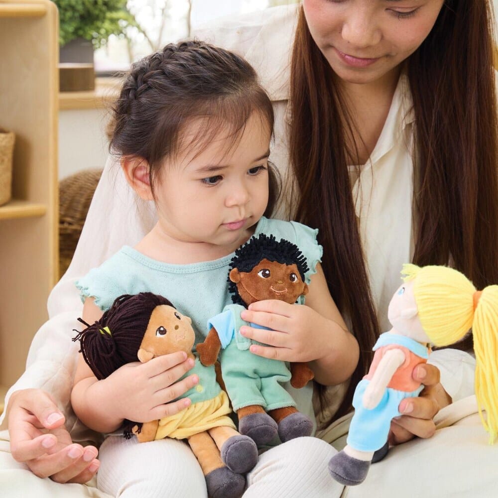 Multicultural Soft Dolls - Set of 4 - louisekool