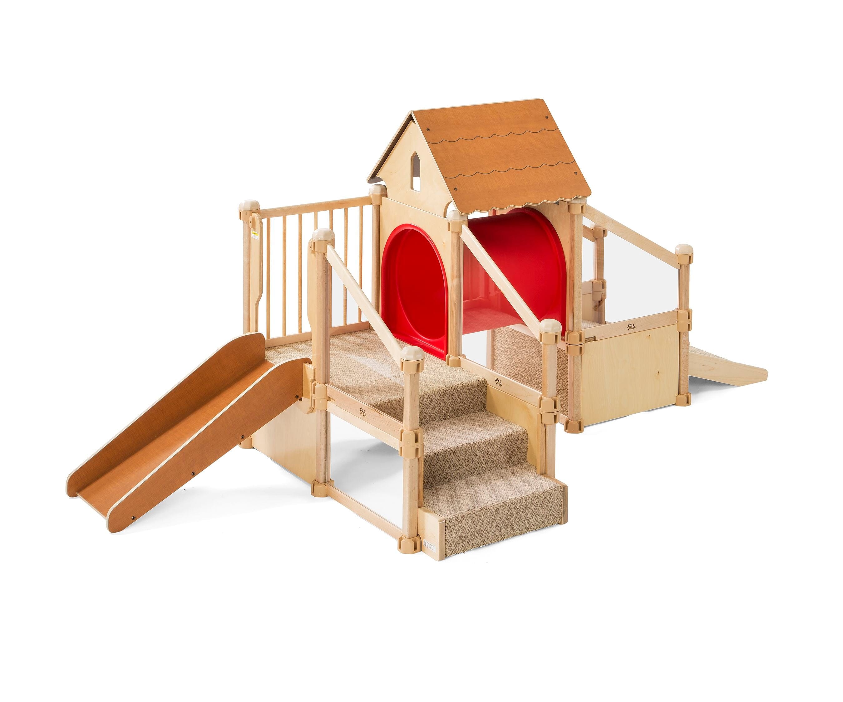 Nursery Gym 3 by Community Playthings Furnishings Community Playthings Red for child care day care primary classrooms