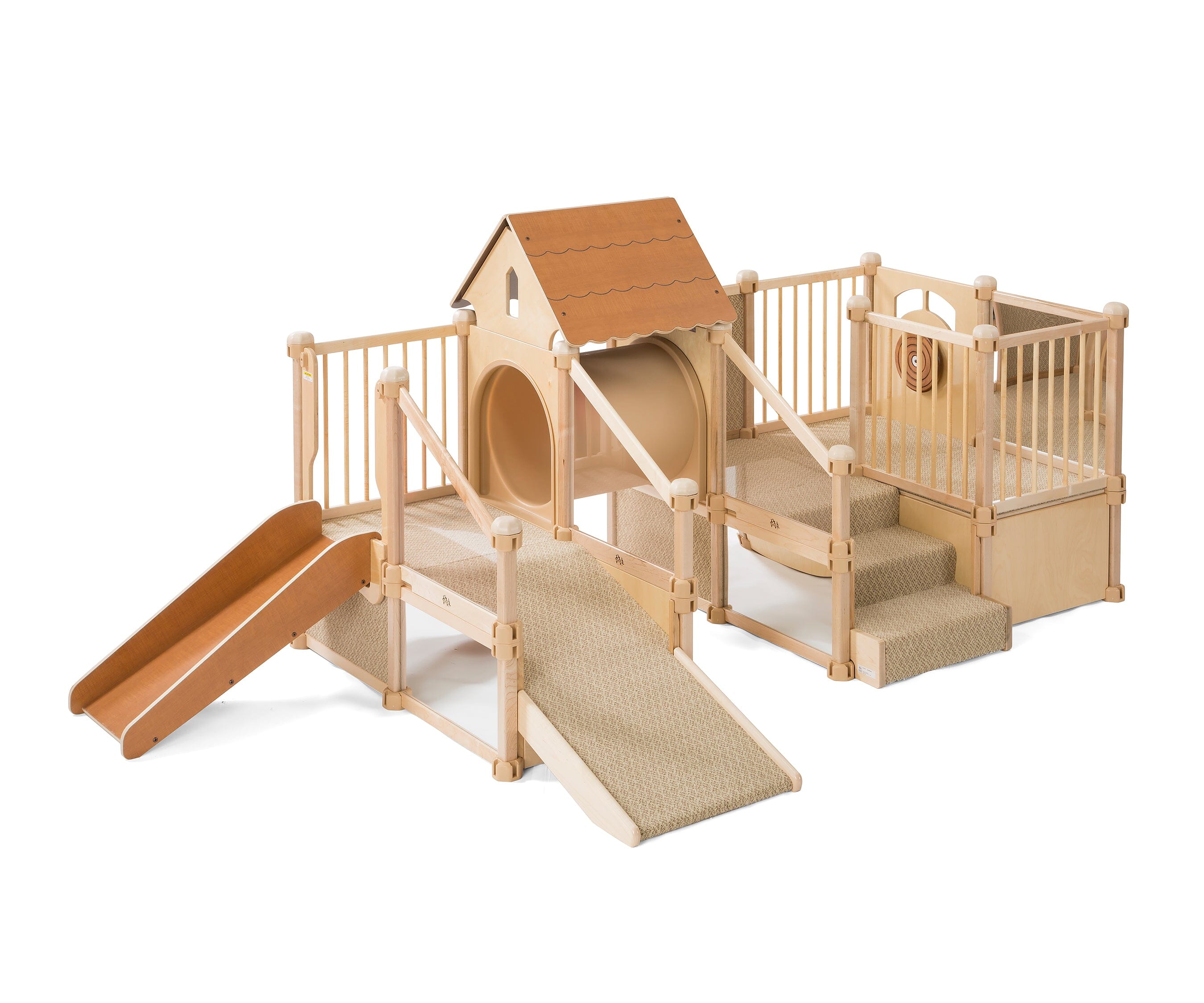 Nursery Gym 6 by Community Playthings Furnishings Community Playthings Tan for child care day care primary classrooms