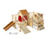 Nursery Gym 7 by Community Playthings Furnishings Community Playthings Red for child care day care primary classrooms