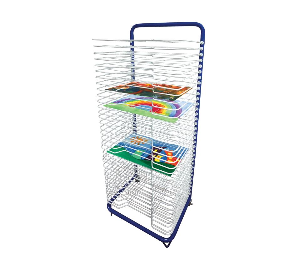 Paint Drying Rack - 33 Shelves - louisekool