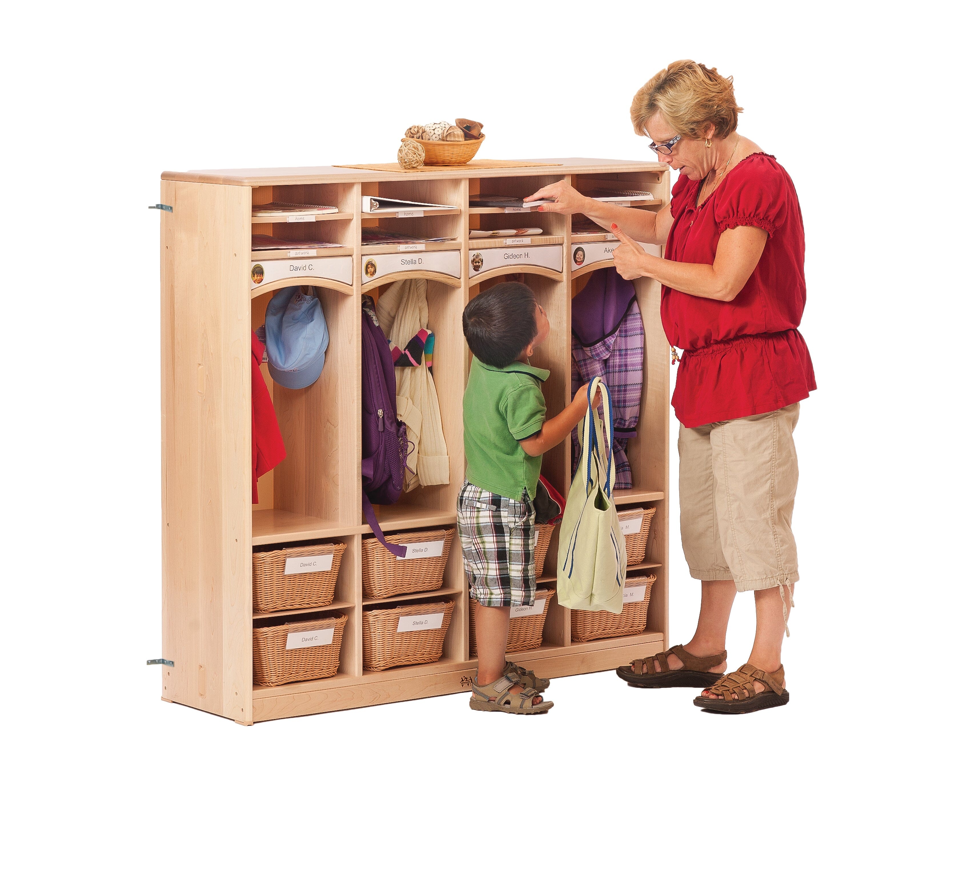 Preschool Cubby 4 Maple by Community Playthings - louisekool