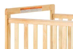 SafetyCraft® Fixed-Side Compact Crib - louisekool