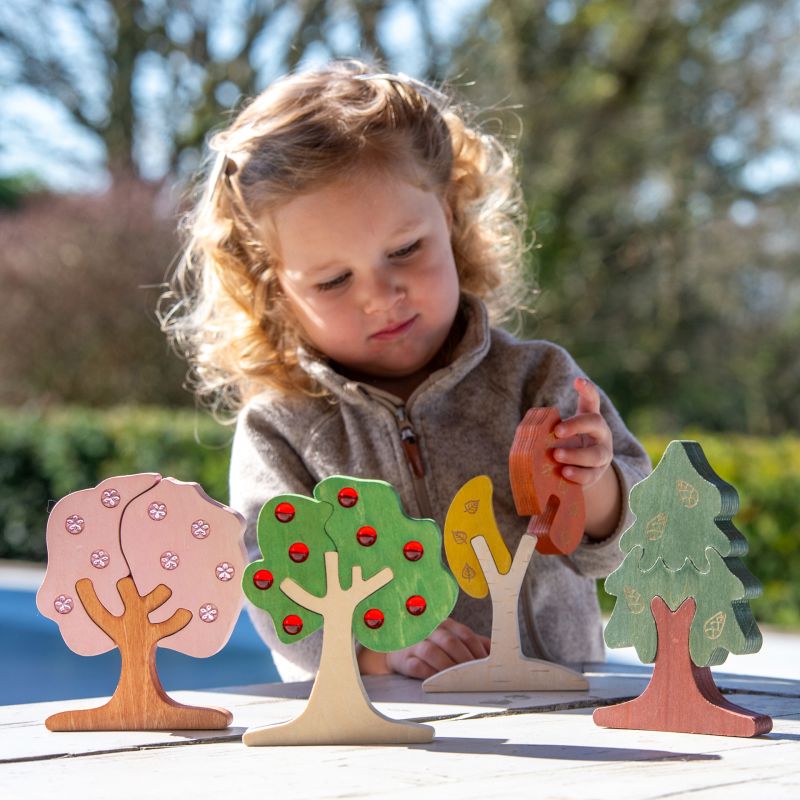 Seasonal Gem Trees – Set of 4 - louisekool
