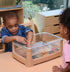 See Through Tabletop Sand & Water Table Furnishings Louise Kool & Galt for child care day care primary classrooms