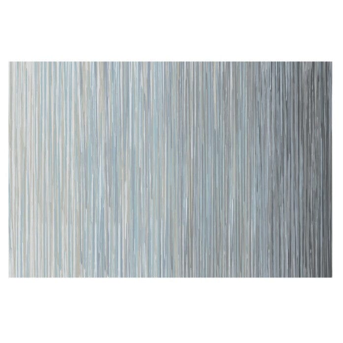 Sense of Place - Natures's Stripes Blue Carpet - 6' X 9' - louisekool