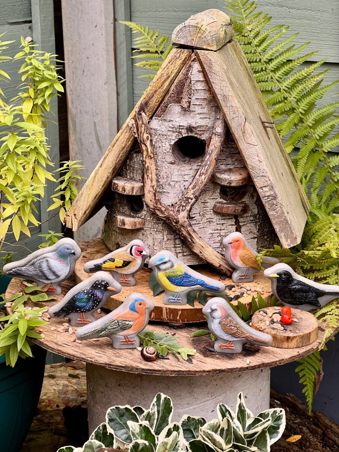 Sensory Play Stones Birds - Set of 8 - louisekool