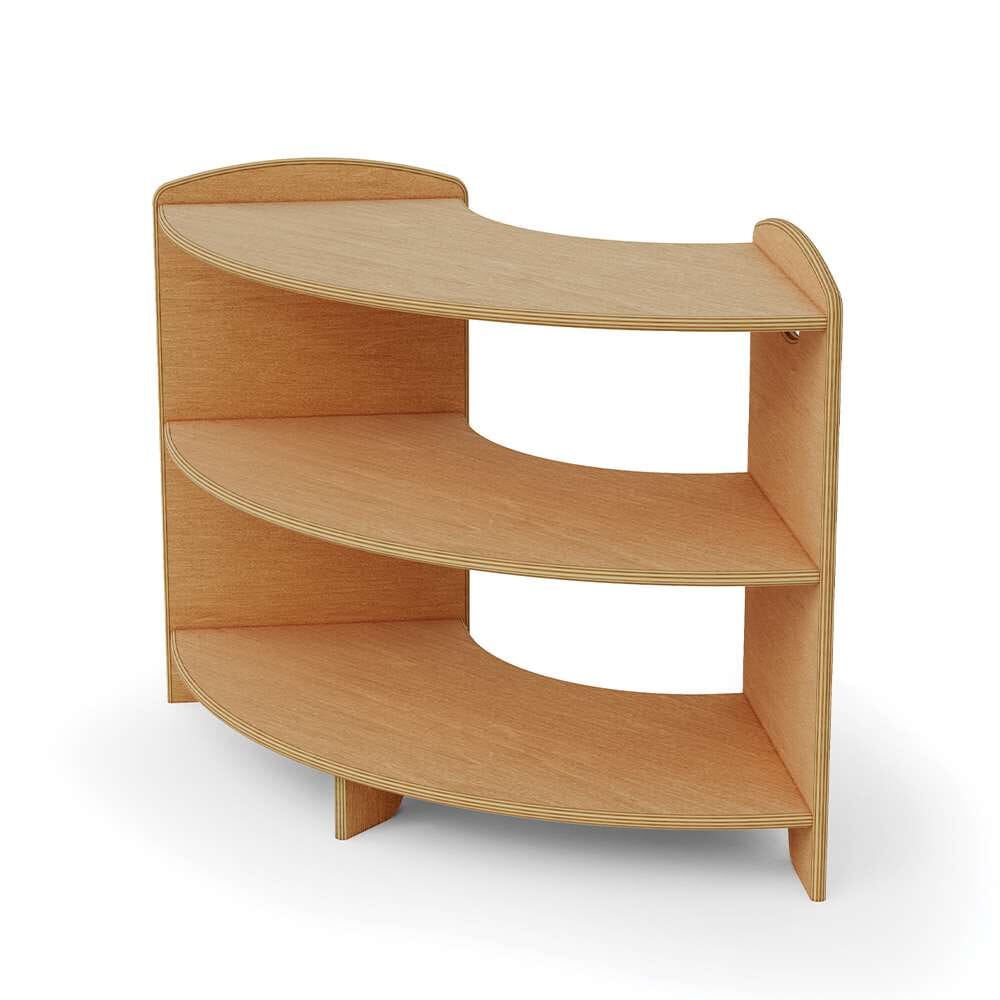 Seoras 90 Degree Curved Corner Shelf - Level 1, 2, 3 - louisekool