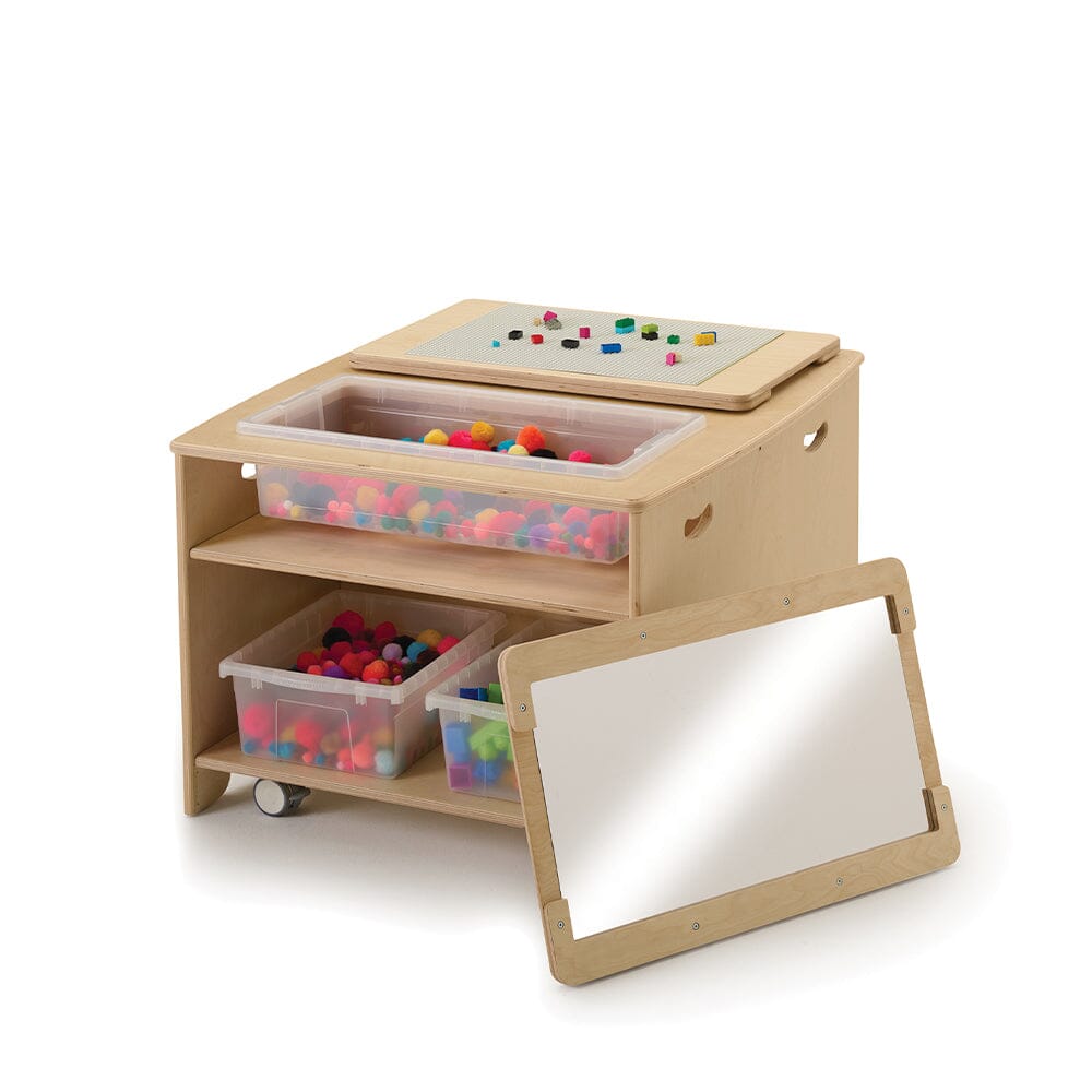 Seoras Double Wide Sensory Table with Casters - louisekool