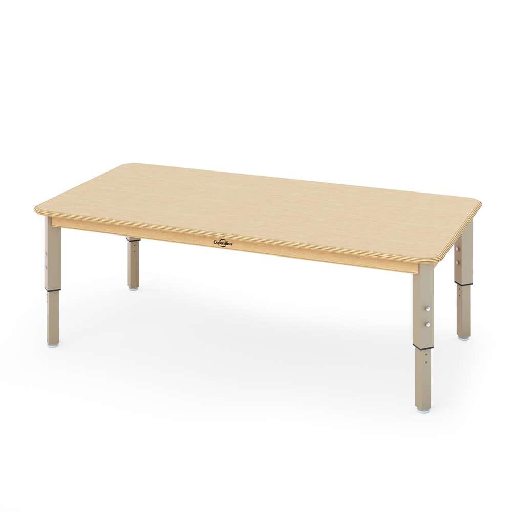 Seoras Rectangle Birch Adjustable Activity Table - 60 x 30" - louisekool