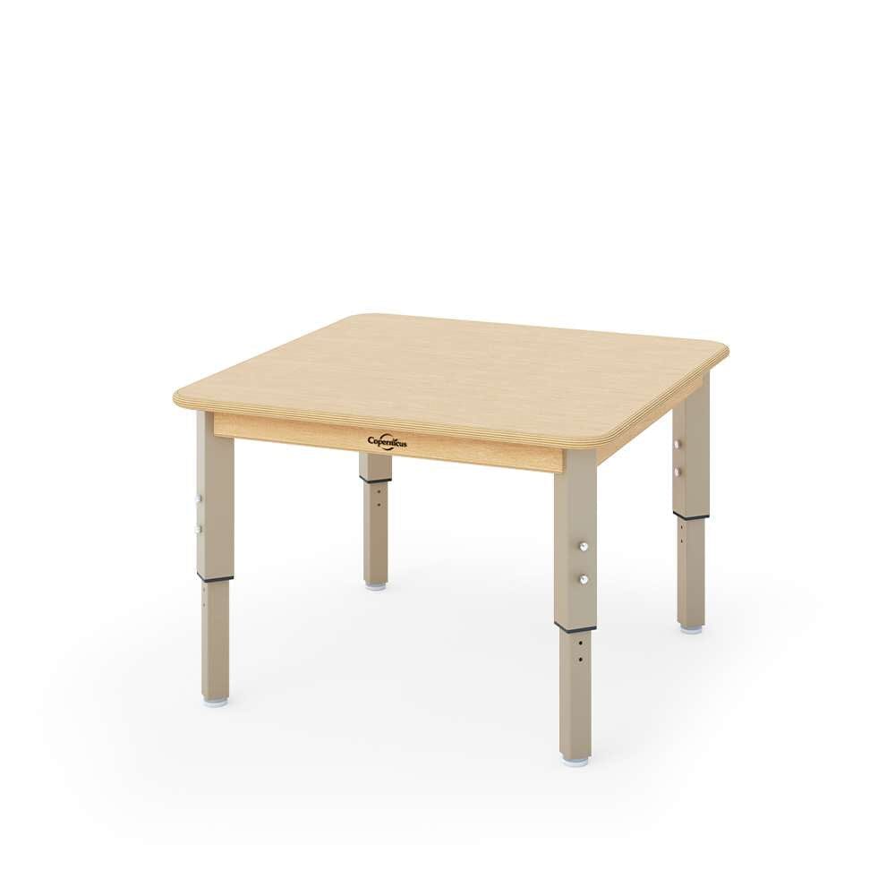 Seoras Square Birch Adjustable Activity Table - 30 x 30" - louisekool