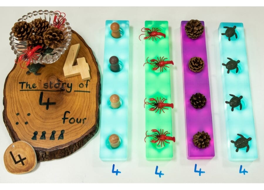 Stack and Build Glow Blocks – Set of 9 - louisekool