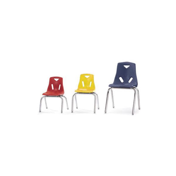 Stackable Chrome Chairs - 46cm (18") Furnishings Louise Kool & Galt for child care day care primary classrooms