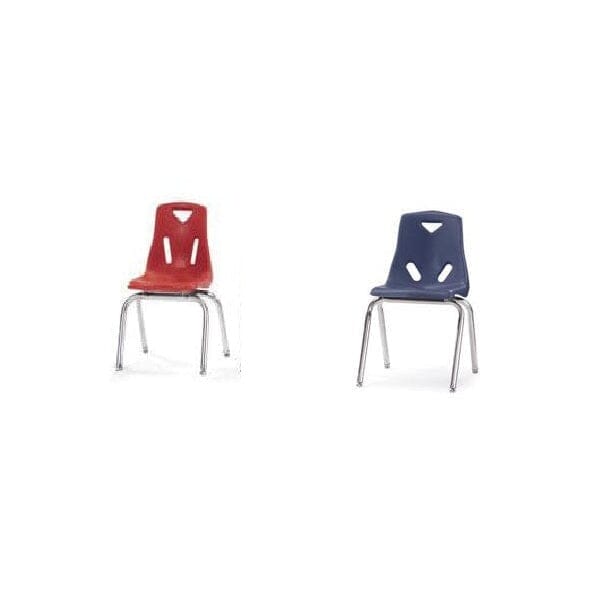 Stackable Chrome Chairs - 46cm (18") - louisekool