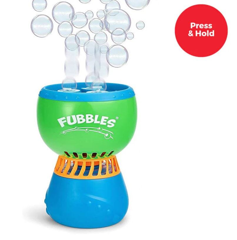 Switch Adapted Fubbles Bubble Machine Toys Louise Kool & Galt for child care day care primary classrooms