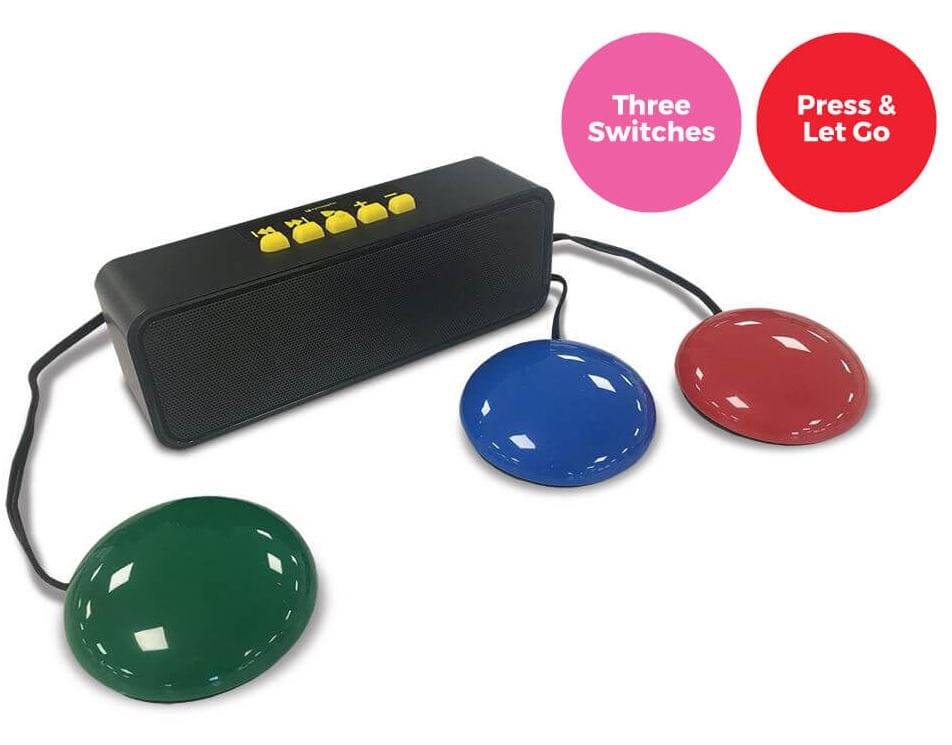 Switch Adapted Inclusive MP3 Player Toys Louise Kool & Galt for child care day care primary classrooms