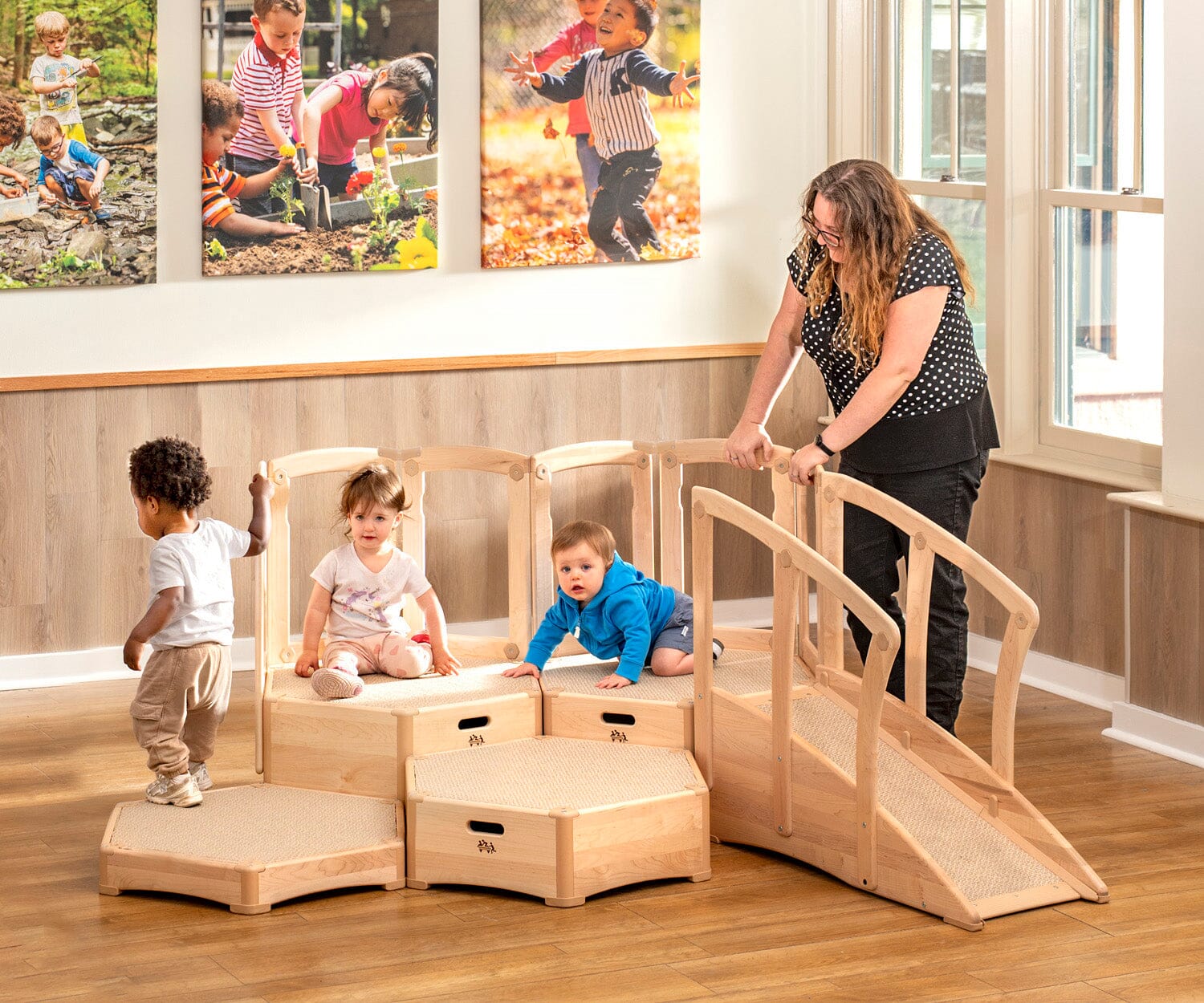 Toddler Climber Corner Set - louisekool