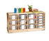 Tote Shelf 4' W x 24" H with Totes or Baskets by Community Playthings - louisekool