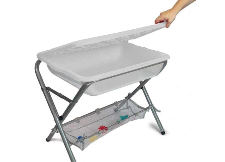 Translucent Tub with Lid and Stand - louisekool