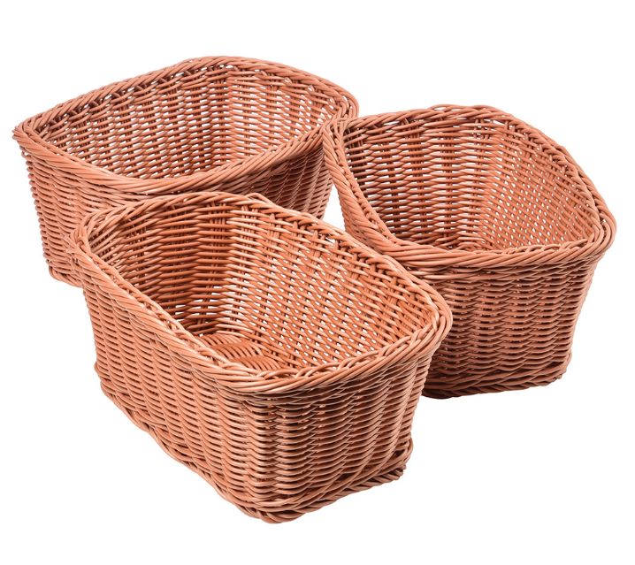 Wicker Baskets Set of 3 Furnishings Louise Kool & Galt for child care day care primary classrooms